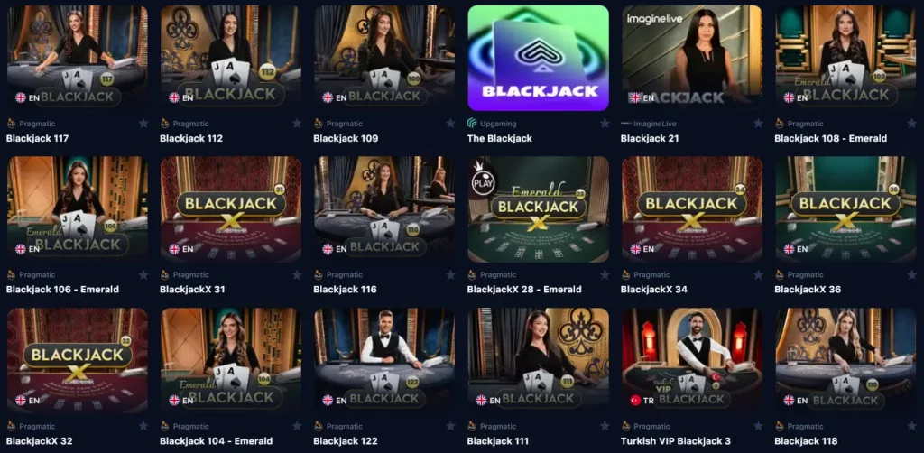 Blackjack w 1Win