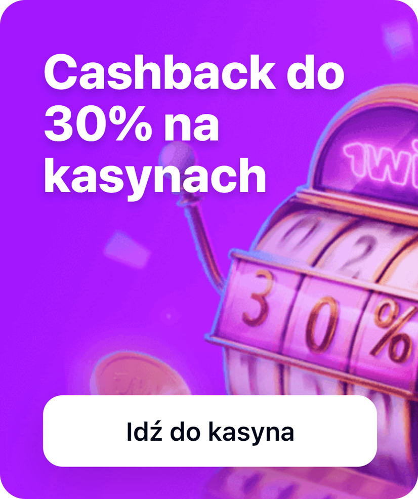 Cashback do 30% na kasynach