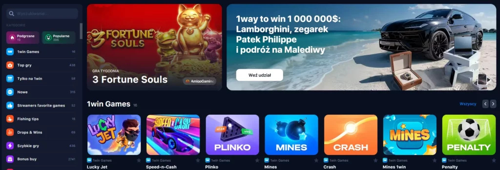 Kasyno w 1Win